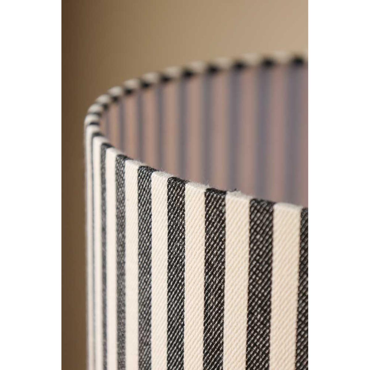 Black & White Stripe Ceiling Light Shade – image 3