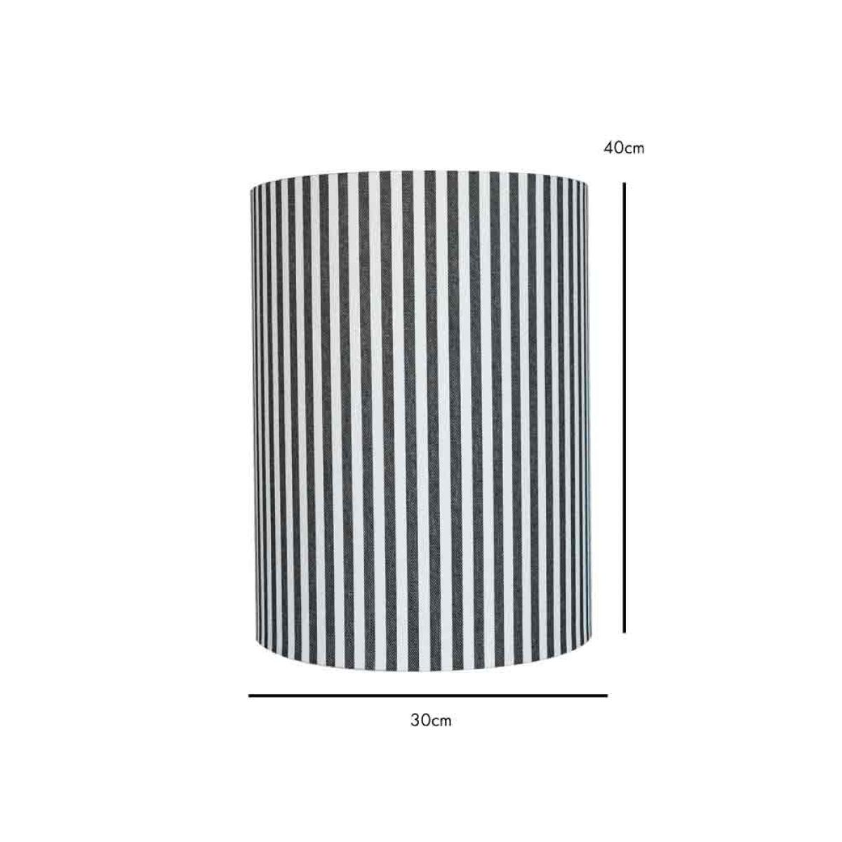 Black & White Stripe Ceiling Light Shade – image 8