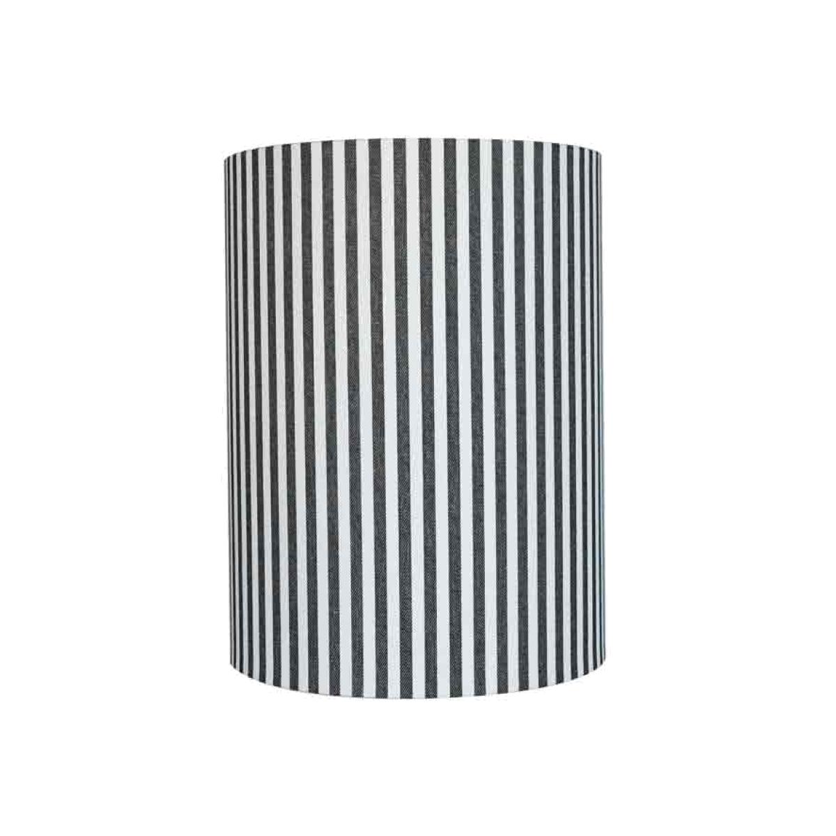 Black & White Stripe Ceiling Light Shade – image 1