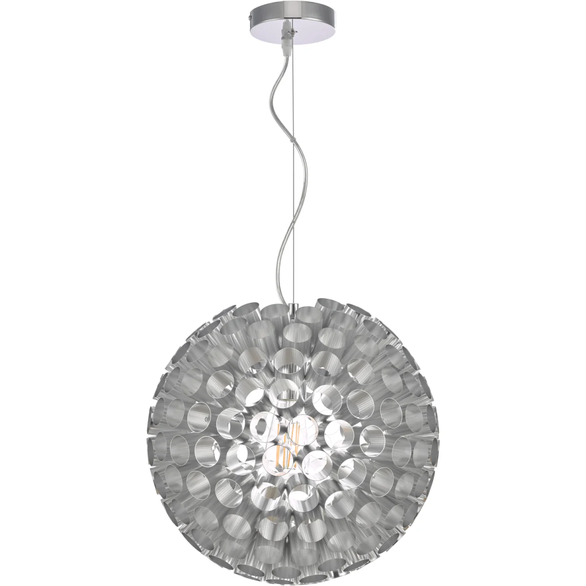 Serafina Small Pendant Brushed Chrome – image 2