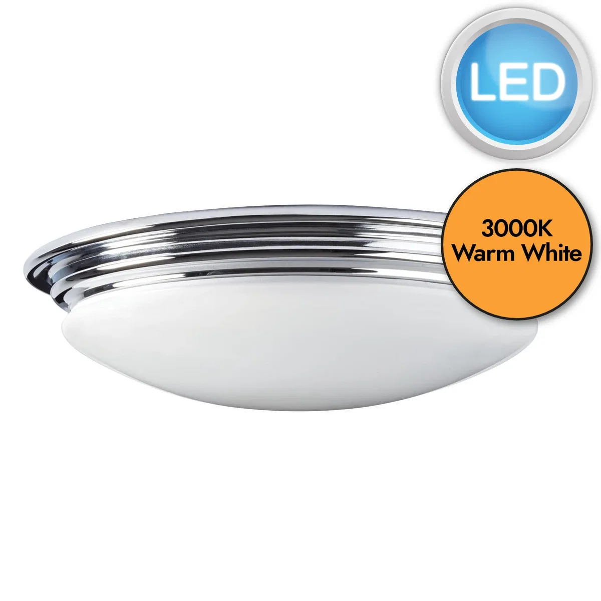 Brompton Ceiling Light Chrome - Chrome – image 2