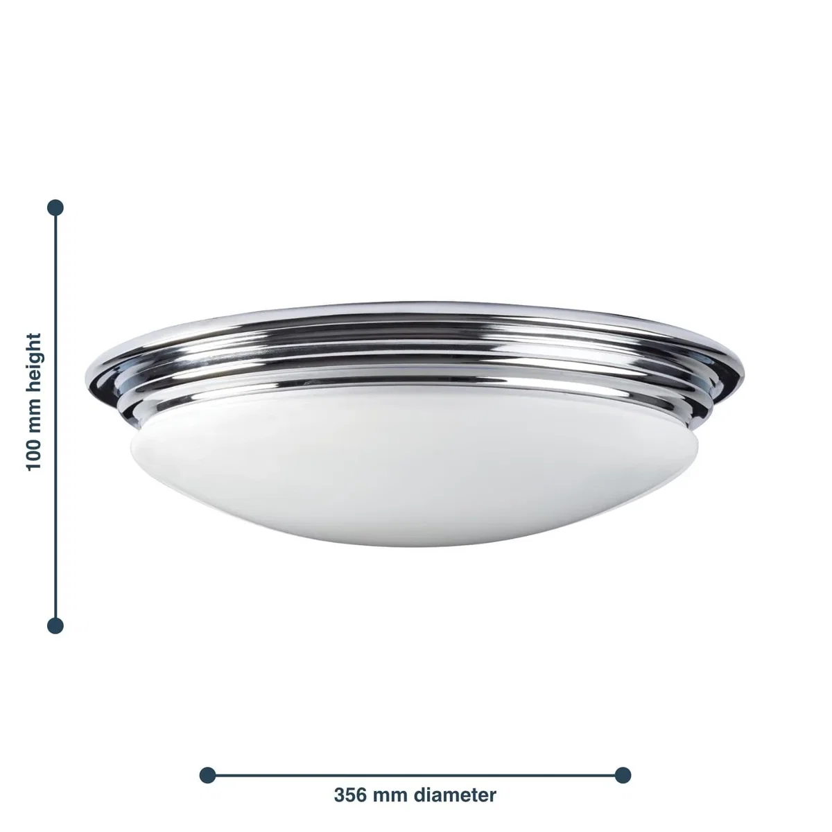 Brompton Ceiling Light Chrome - Chrome – image 3