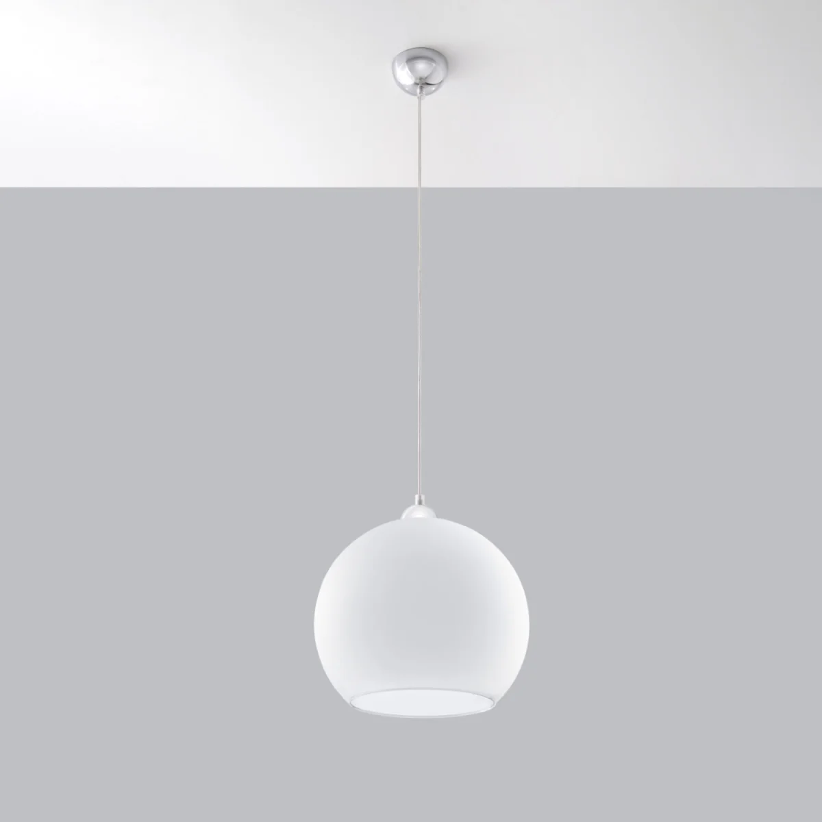 Pendant lamp BALL white - white – image 2