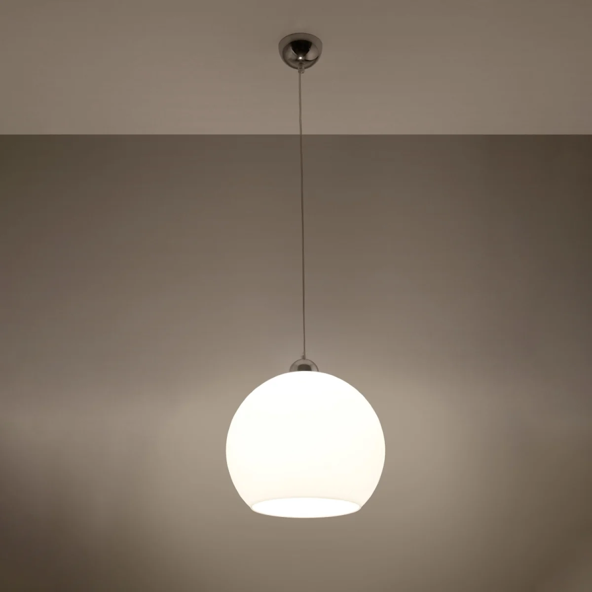 Pendant lamp BALL white - white – image 3