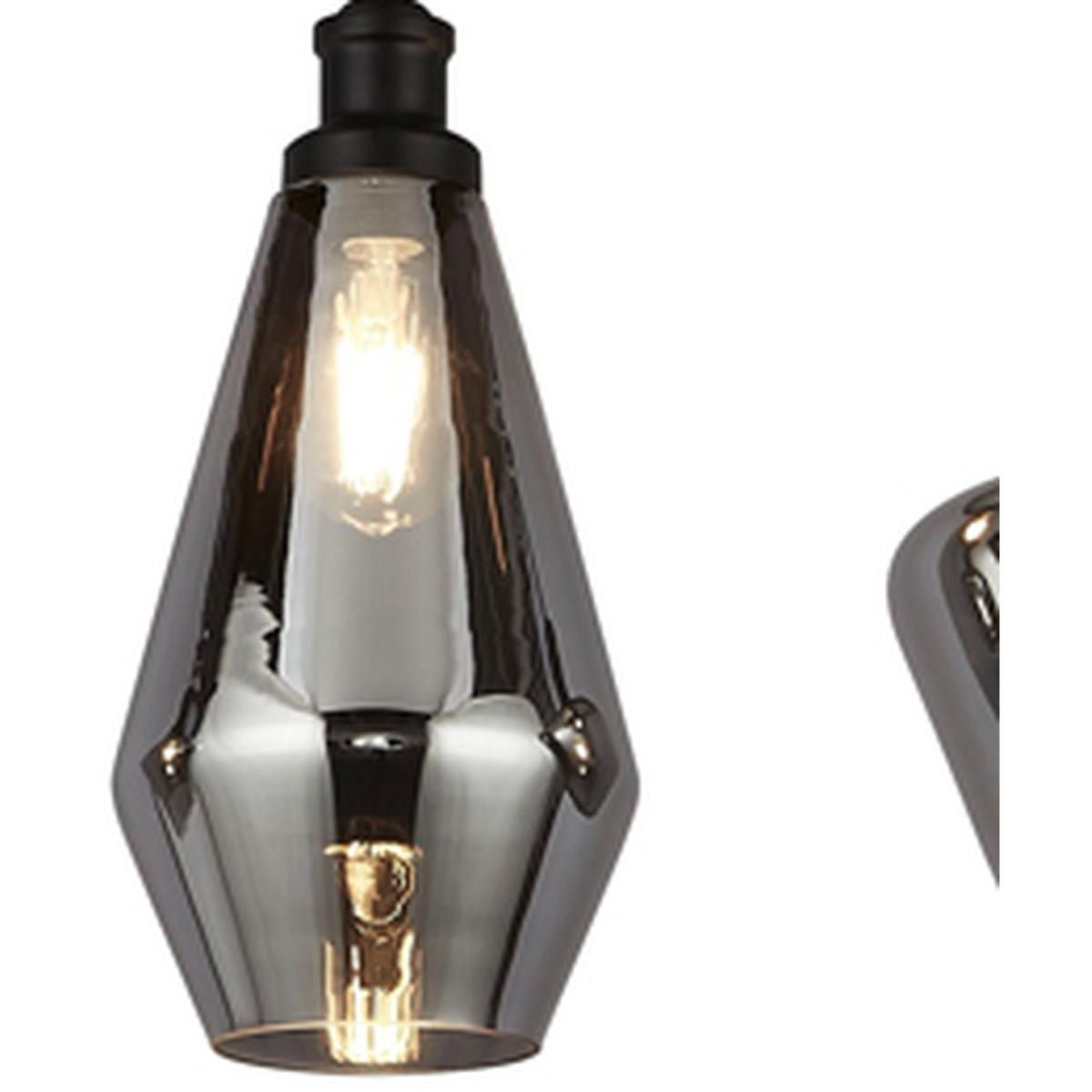Renssela Black 3Lt Bar Pendant - Black – image 3