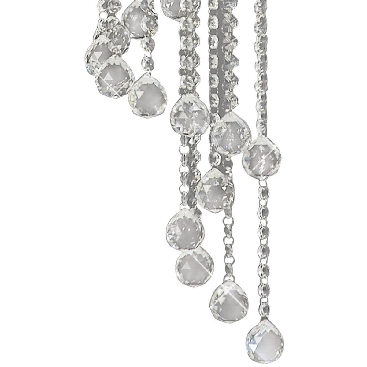 Atla Ceiling Pendant Spiral 9 Light Polished Chrome, Crystal - Polished Chrome – image 6