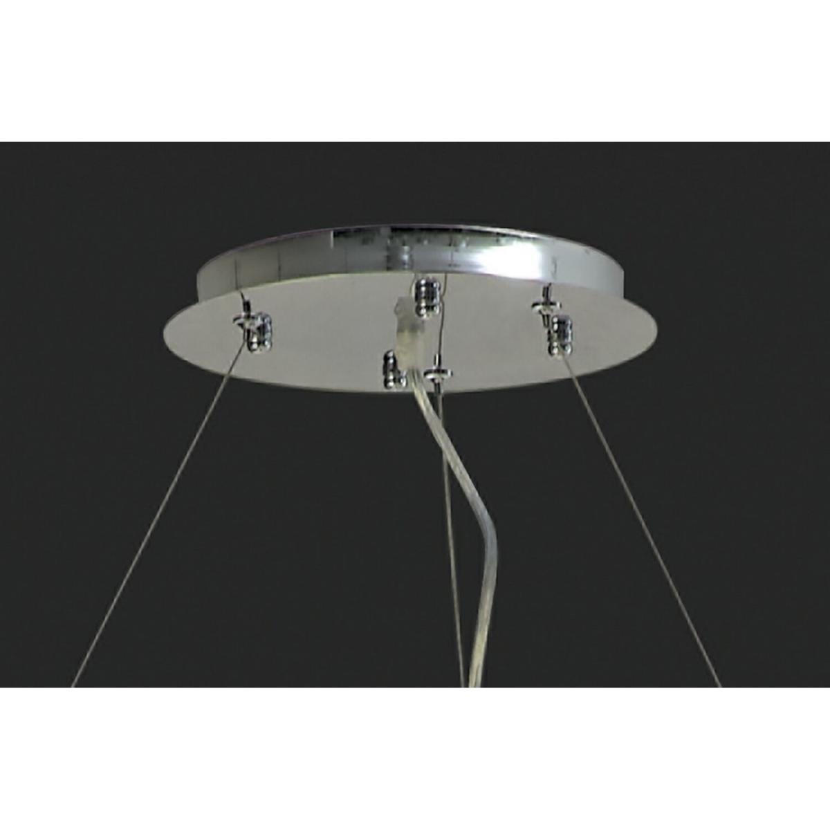 Atla Ceiling Pendant Spiral 9 Light Polished Chrome, Crystal - Polished Chrome – image 8