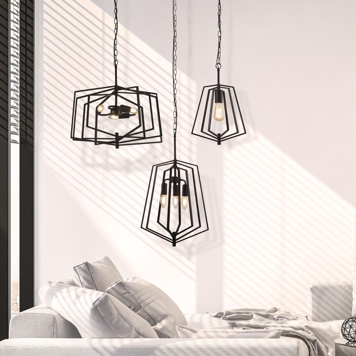 Boda Matt Black Pendant - Black – image 2