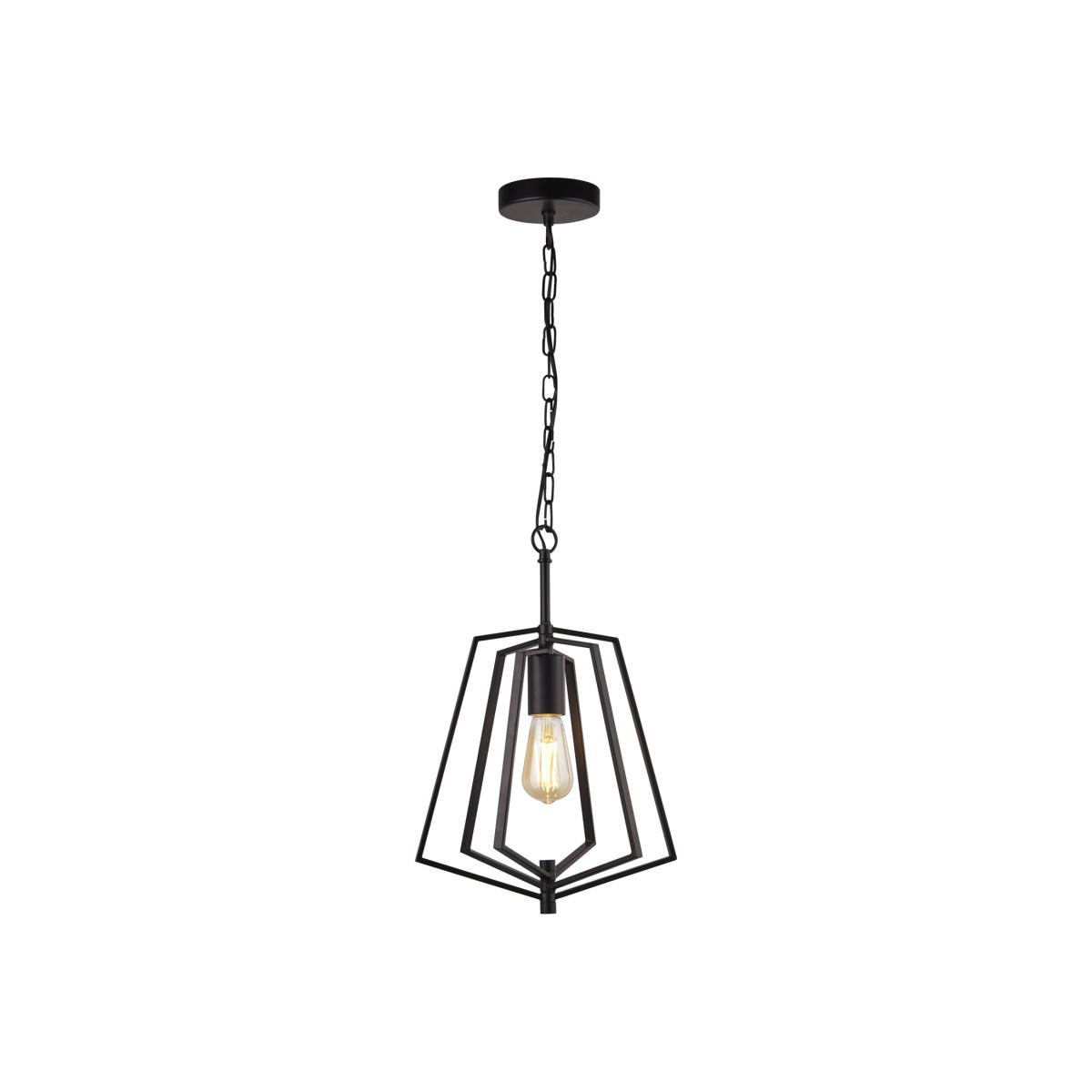 Boda Matt Black Pendant - Black – image 1