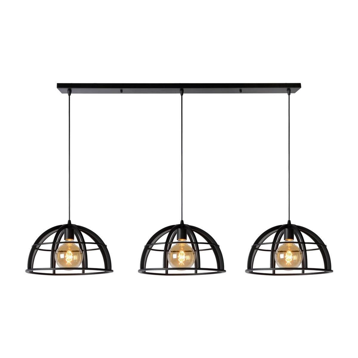 Dikra Modern Bar Pendant Light Black - Black / 150cm