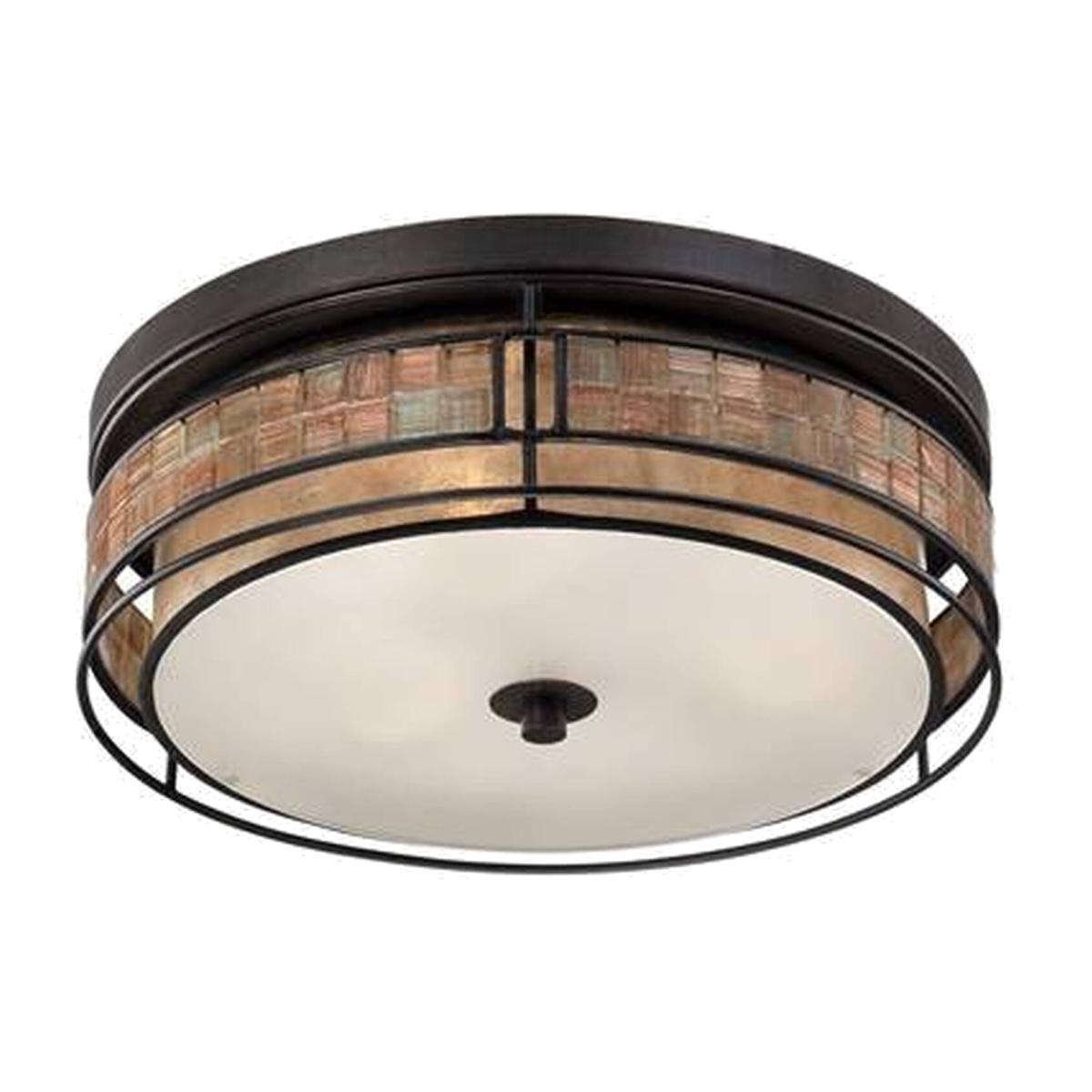 Laguna 3 Light Large Flush Mount Ceiling Light Renaissance Copper, E27 - Renaissance Copper