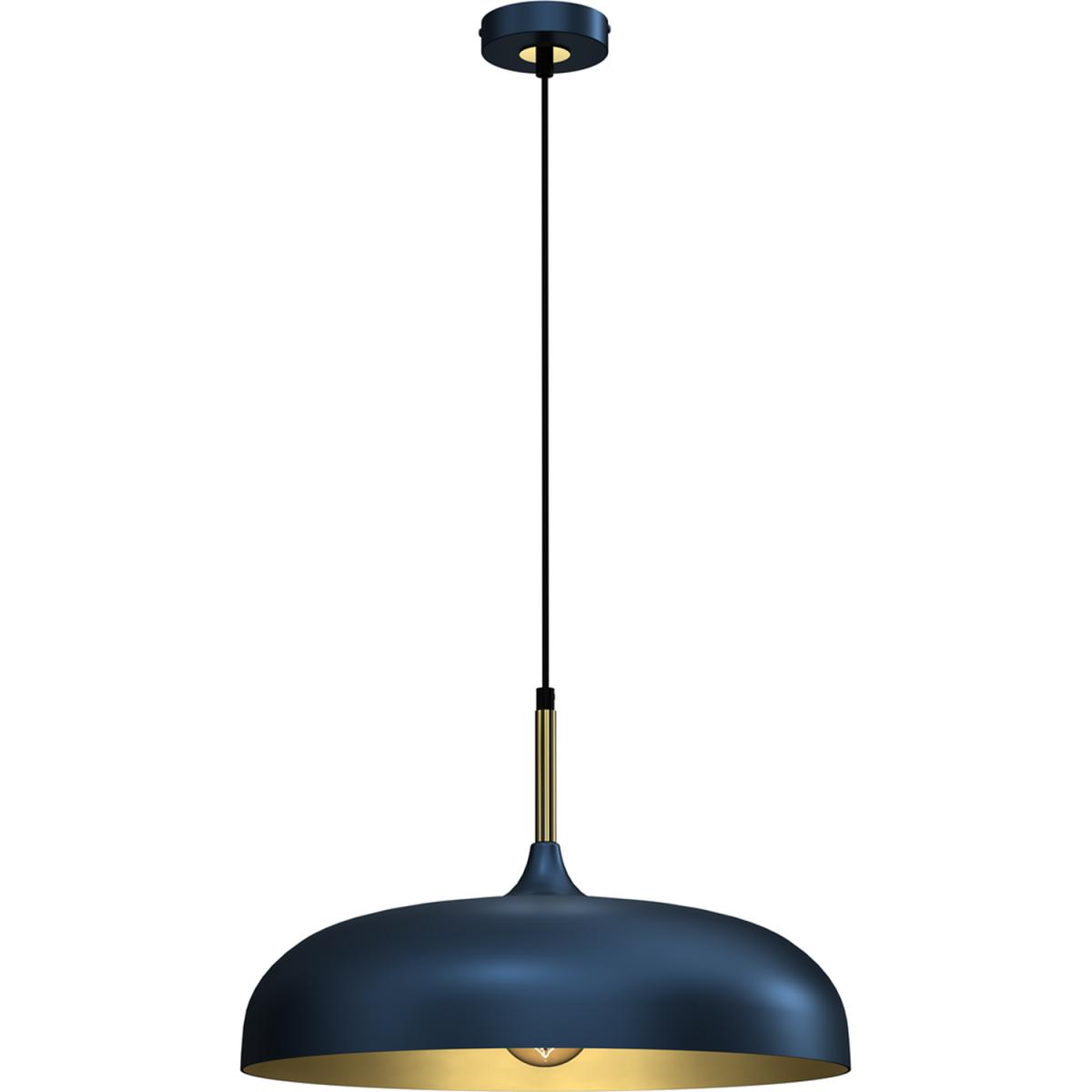 Milagro Pendant Lamp Lincoln Blue 1xE27 - Blue/Gold – image 5