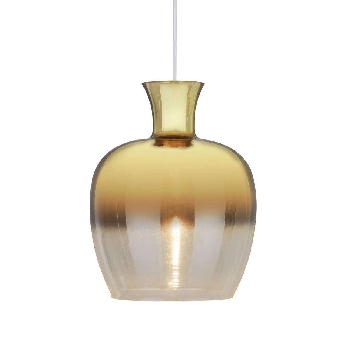 Champagne Ombre Glass Pendant – image 3