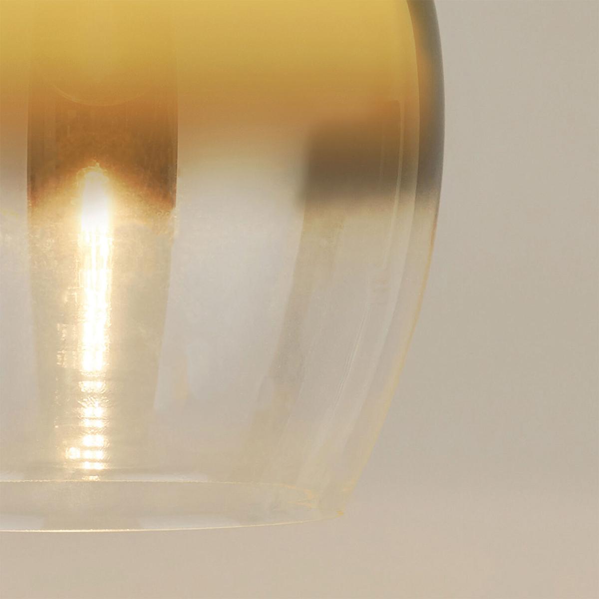 Champagne Ombre Glass Pendant – image 4