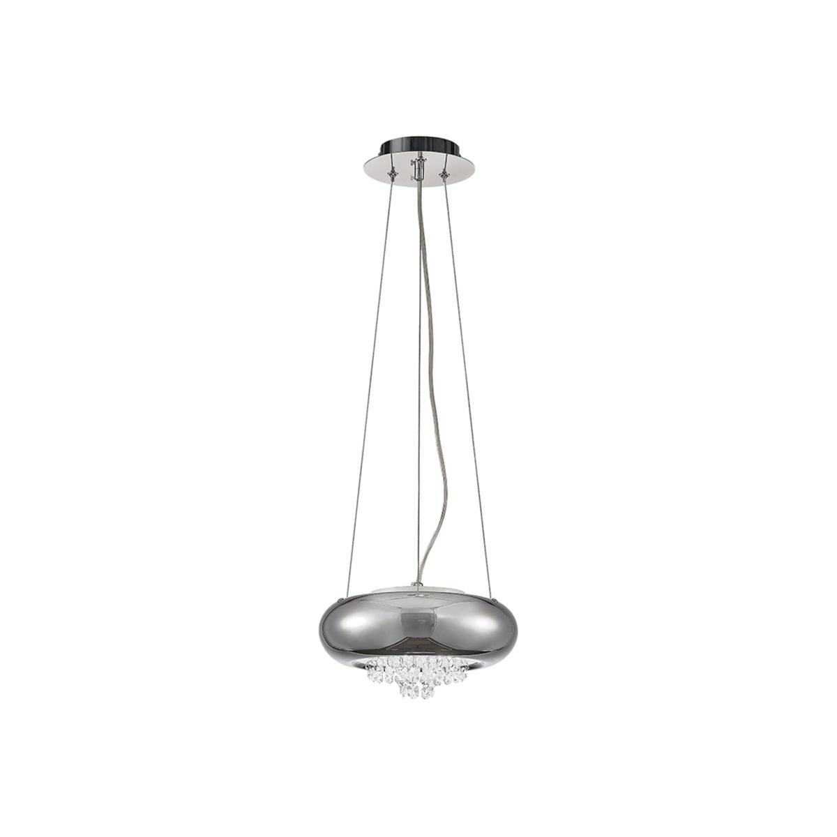 Phyllis Small Ceiling Pendant 2 Light G9 Polished Chrome, Crystal - Polished Chrome – image 1