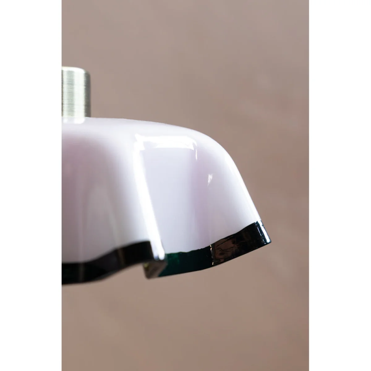 Pink Pleated Glass Easyfit Ceiling Light Shade – image 4