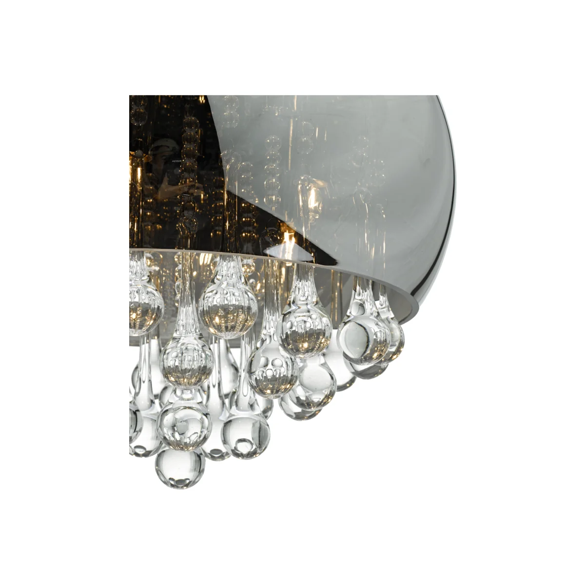 Giselle 5 Light Pendant Smoked Clear Glass – image 1