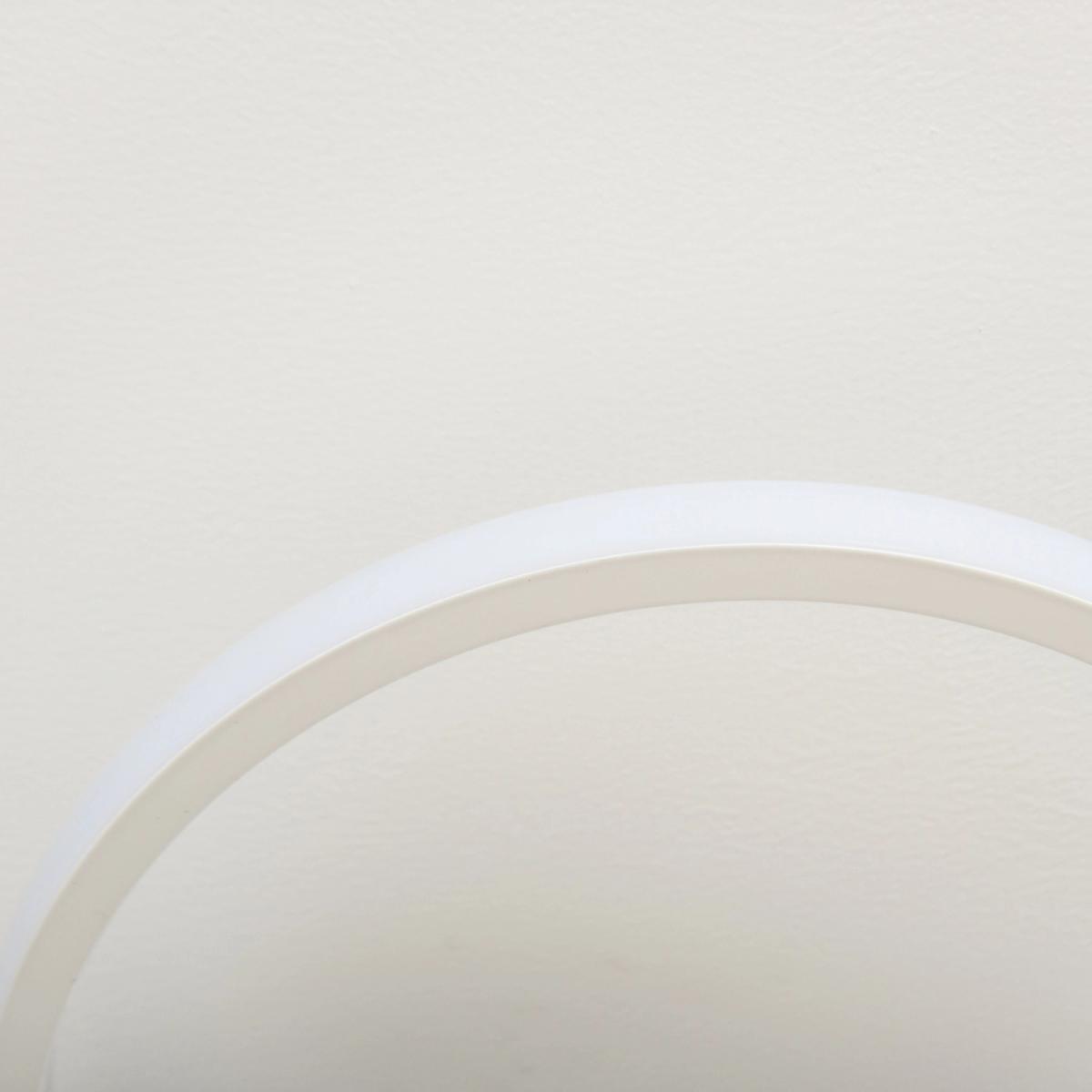 Three Circle LED Ceiling Modern Light with Metal Base - Silver, White – image 8