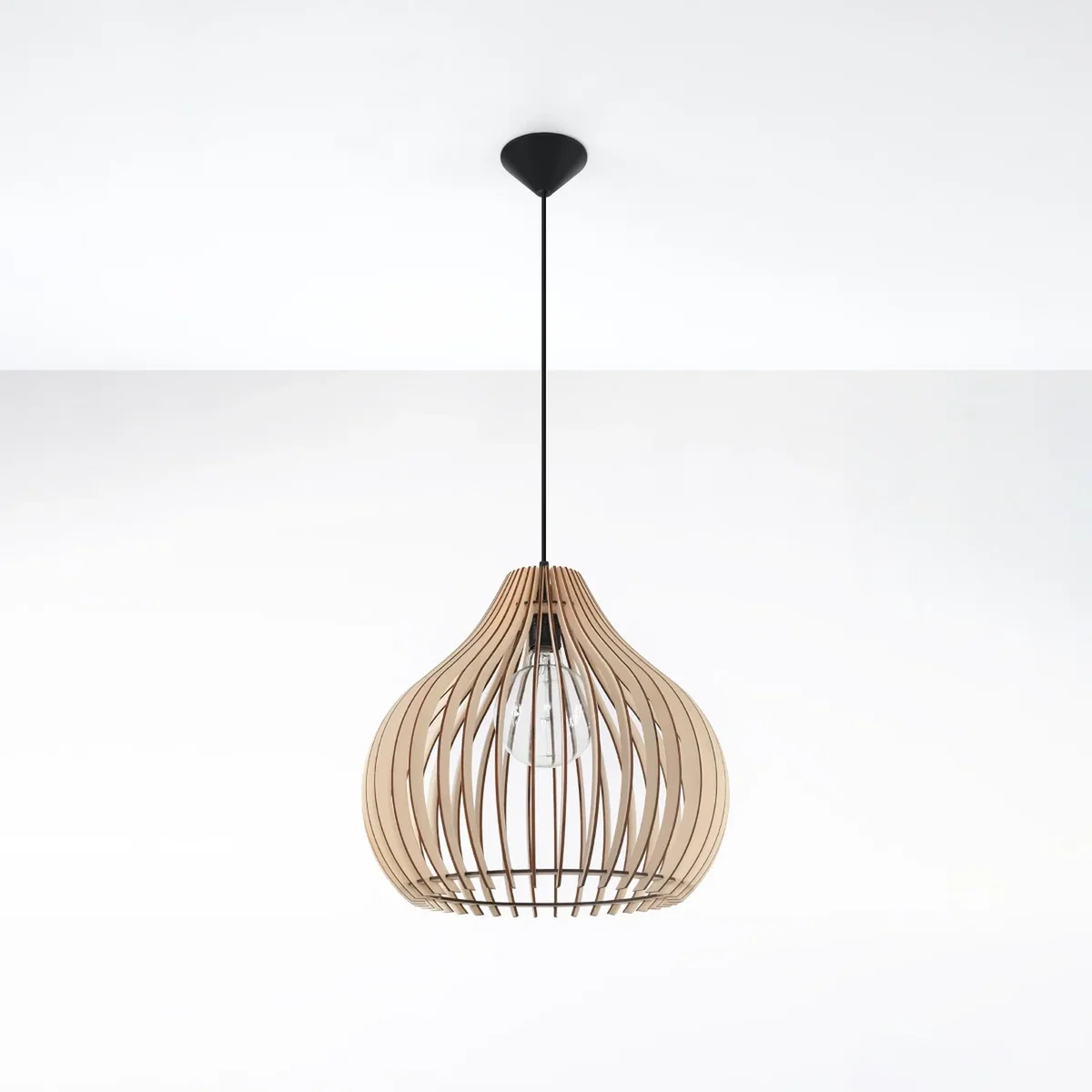Pendant lamp APRILLA wood - natural wood – image 2