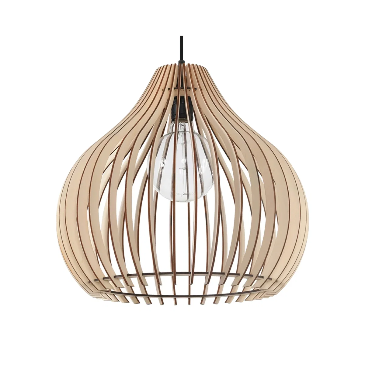 Pendant lamp APRILLA wood - natural wood – image 1