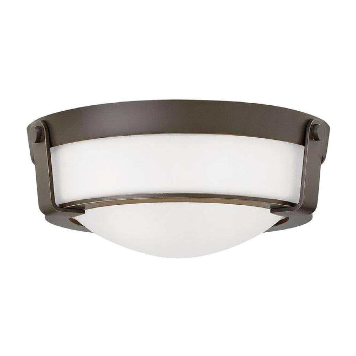 Hathaway 2 Light Small Flush Mount Ceiling Light Bronze, E27 - Bronze – image 1