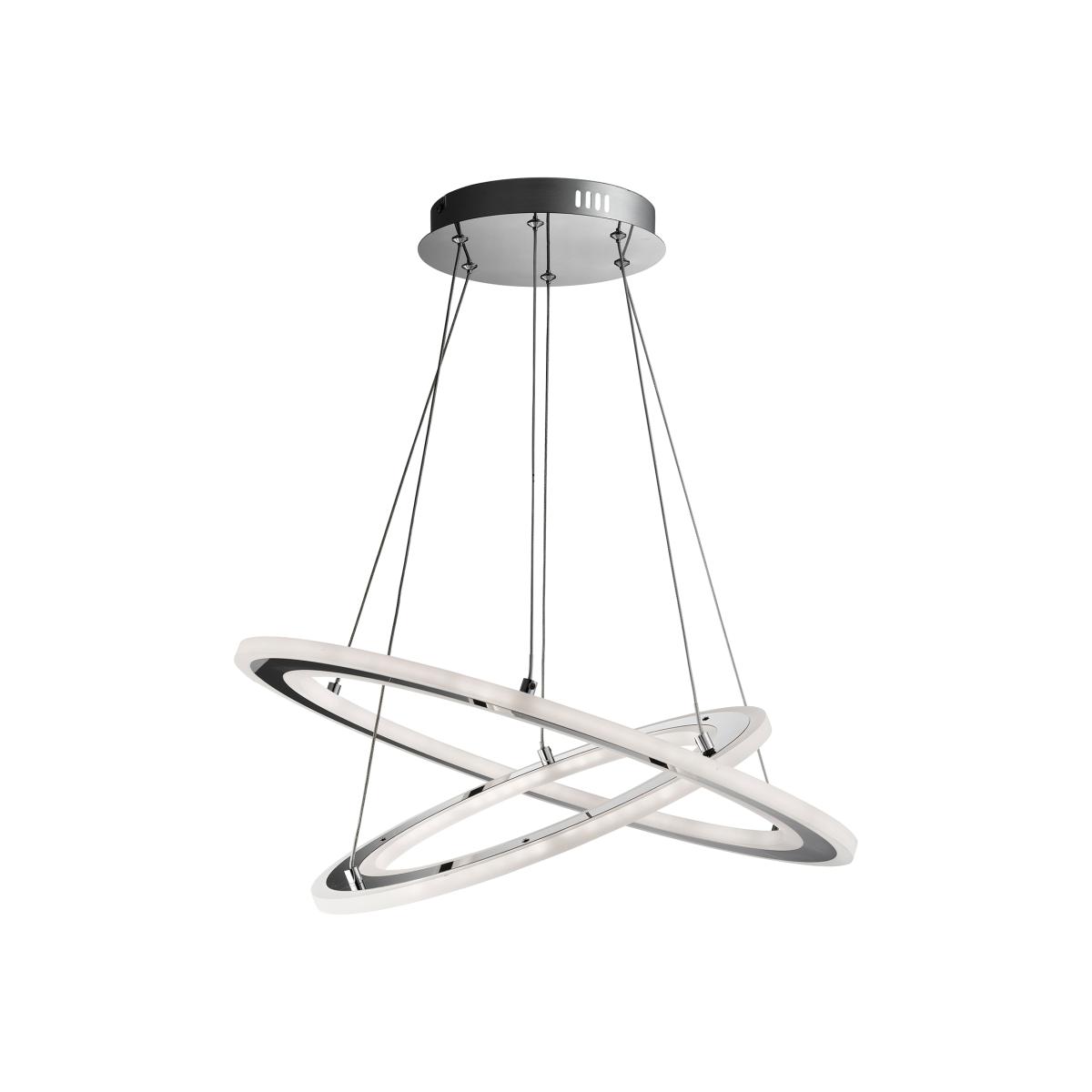 Bridgetown Chrome 2Lt LED Pendant - Chrome – image 1