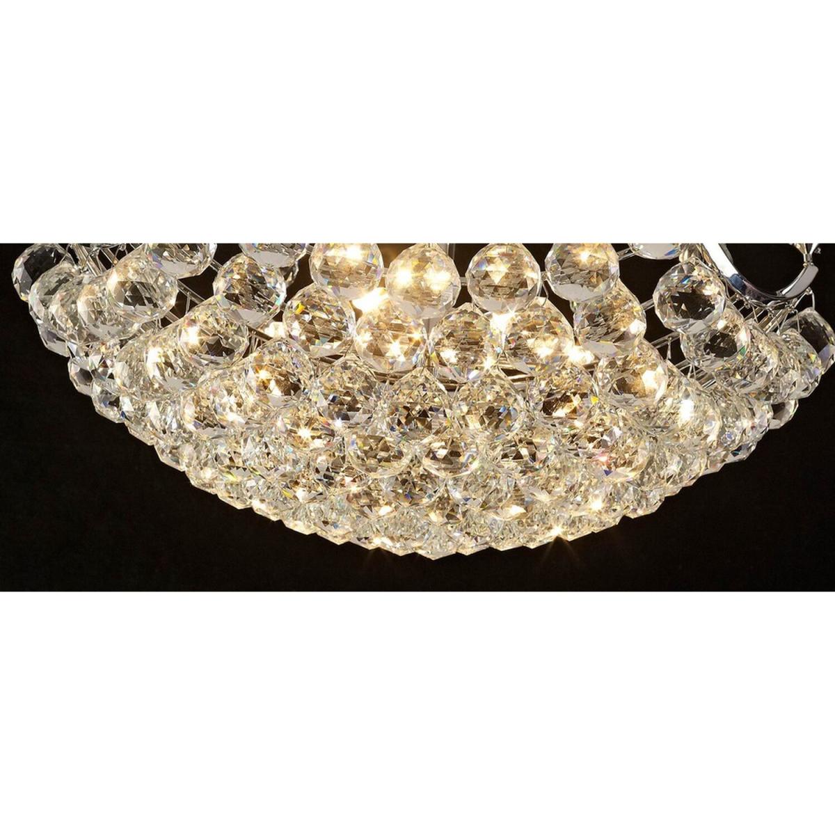 Cesto Flush Ceiling 6 Light Polished Chrome, Crystal - Polished Chrome – image 3
