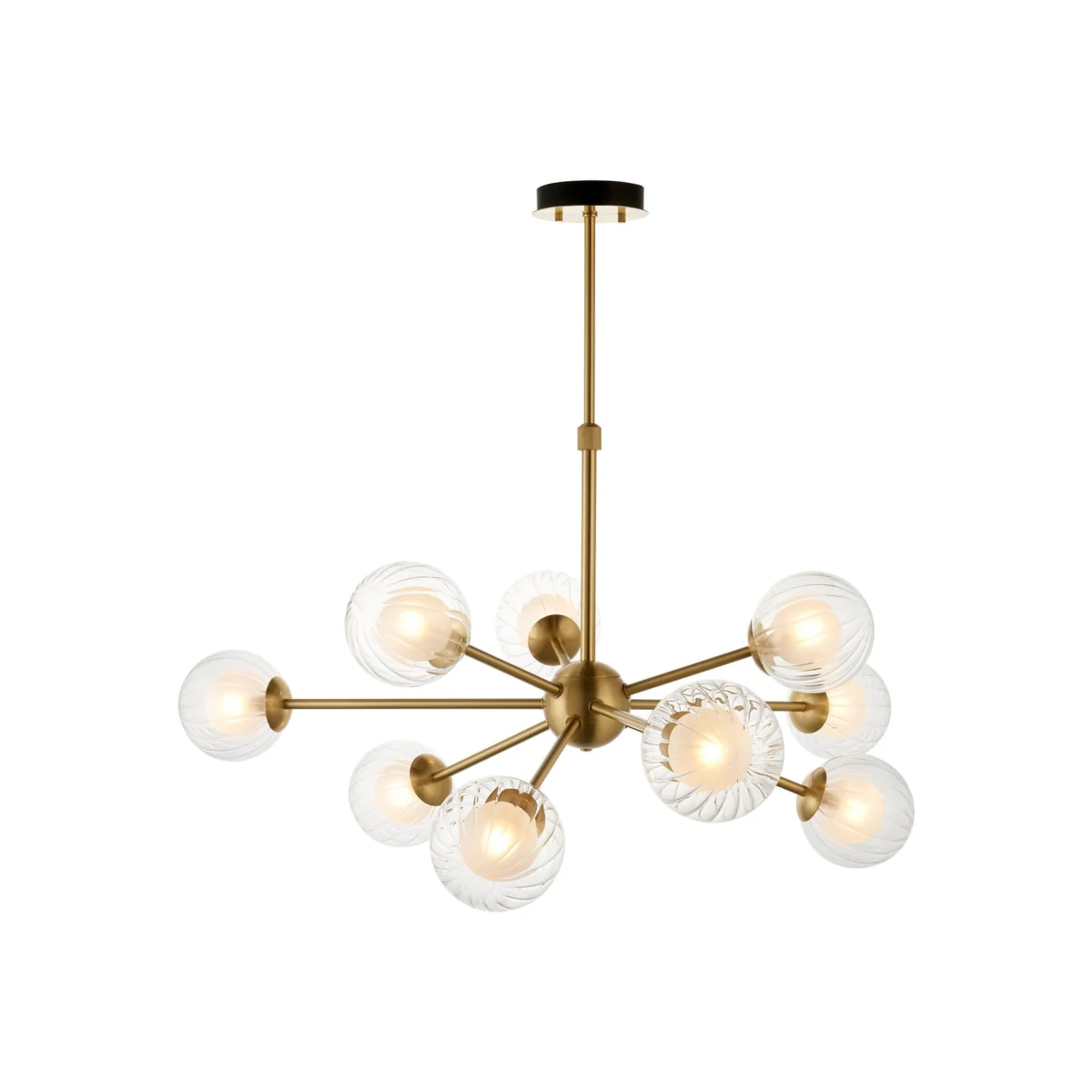 Rome Pendant Light Brass – image 1
