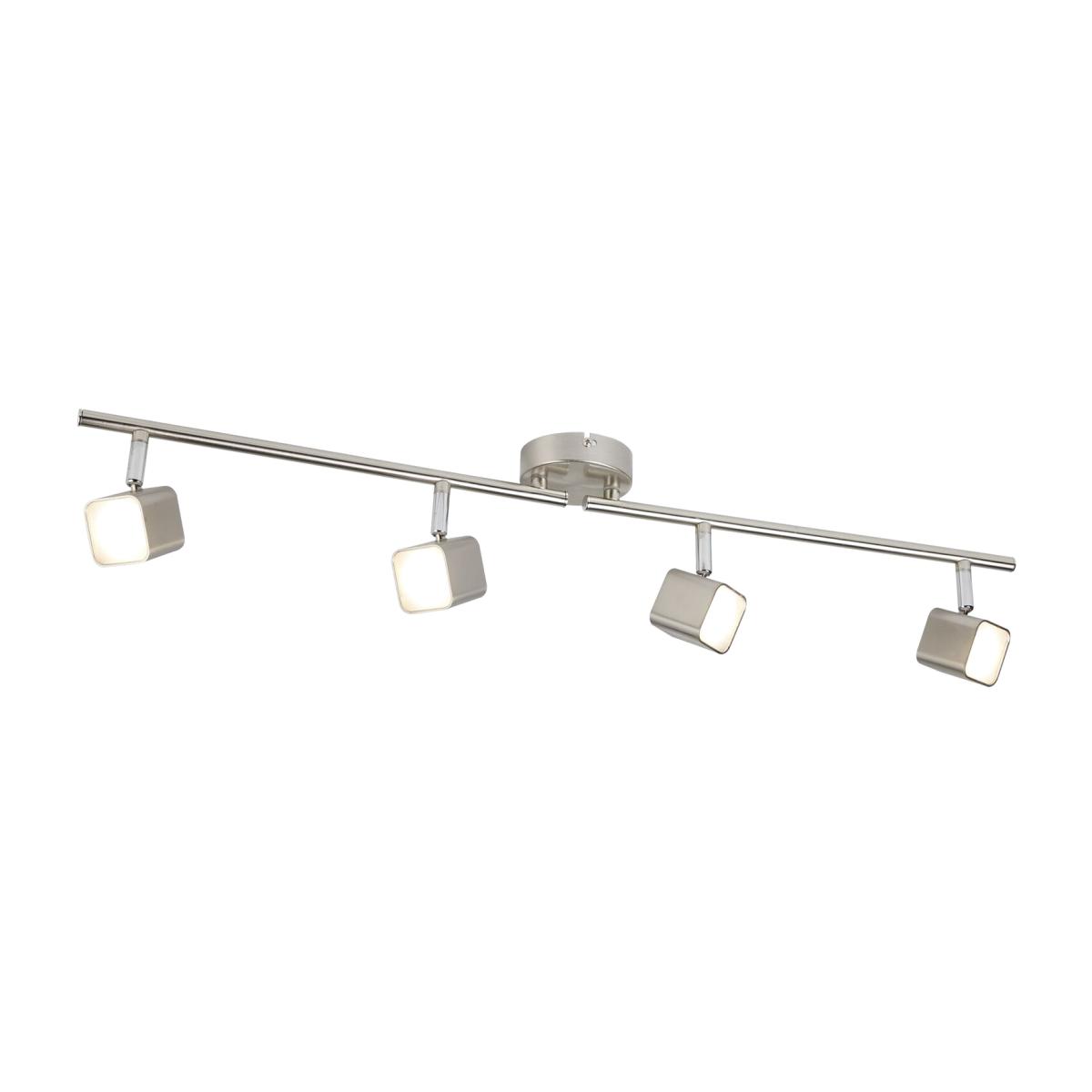 Tromo Satin Silver 4Lt Split Bar Spotlight - Silver
