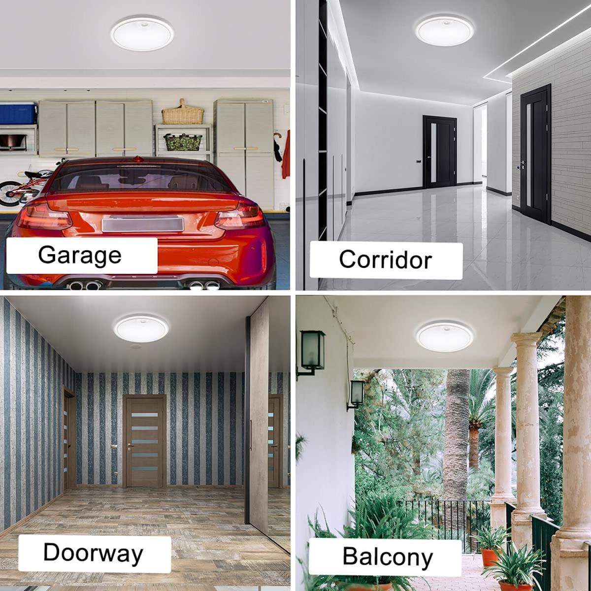 Microwave Sensor Ceiling Lights 24W - White / 18W – image 6