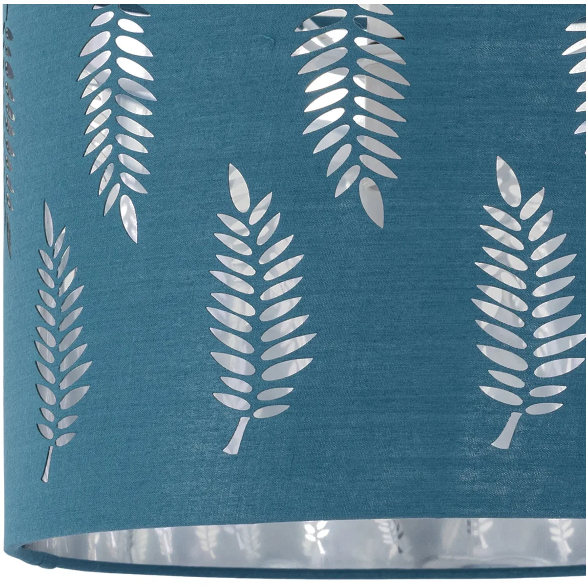 Fern Teal Cut Out 30cm Pendant Lightshade - Teal – image 2