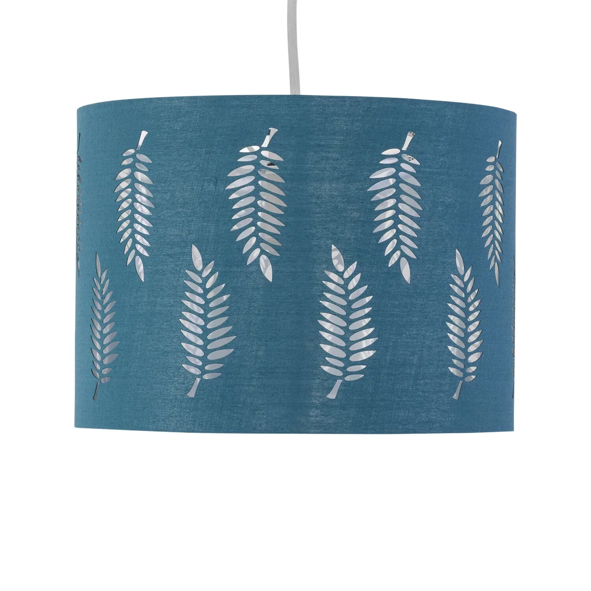 Fern Teal Cut Out 30cm Pendant Lightshade - Teal – image 3
