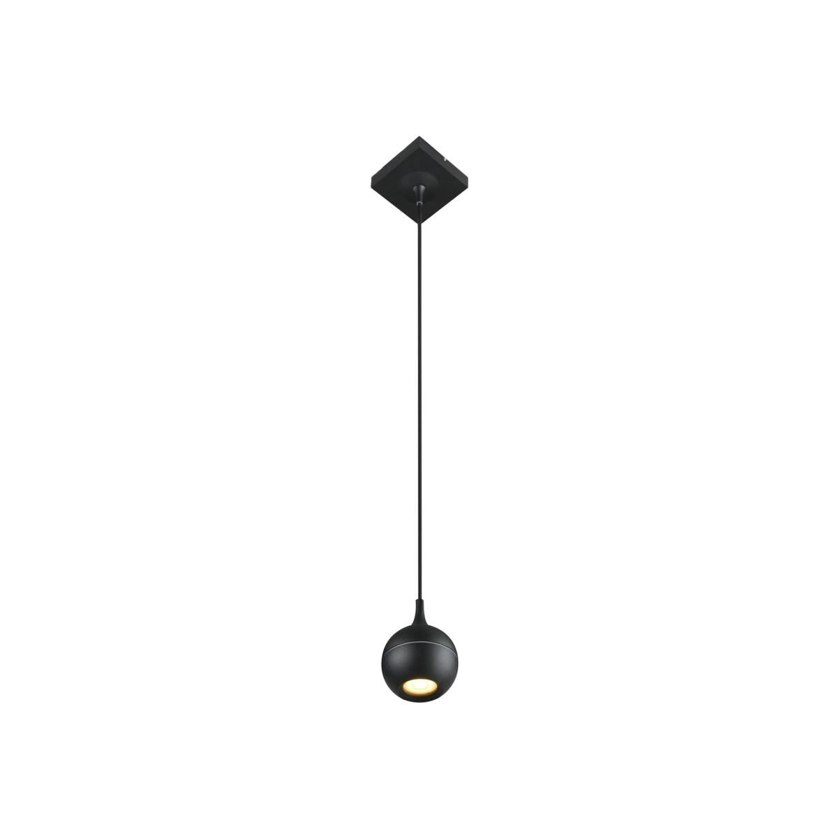 Favori Modern Pendant Light Bathroom Black - Black