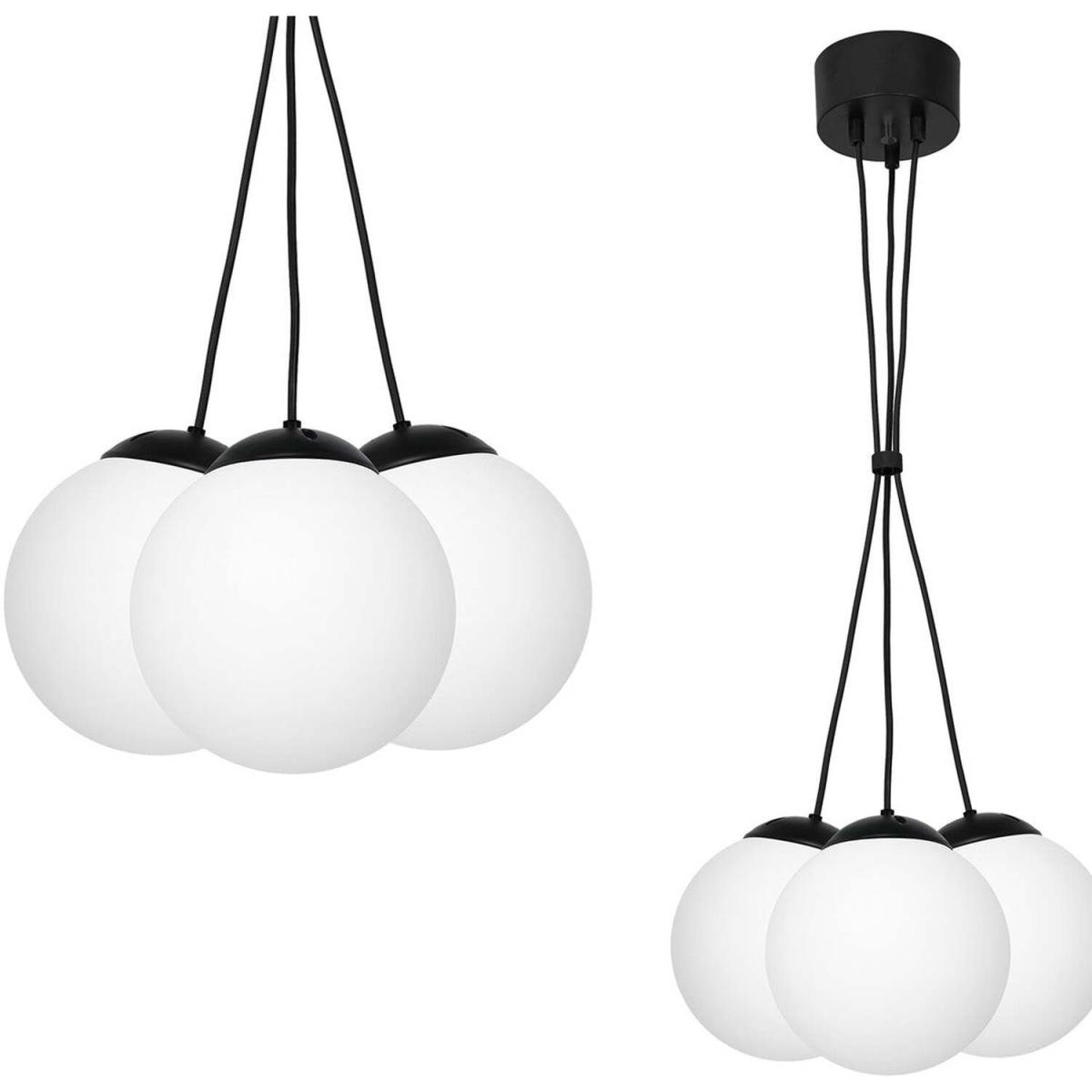 Milagro Pendant Lamp Lima Black - Black / 40cm – image 2