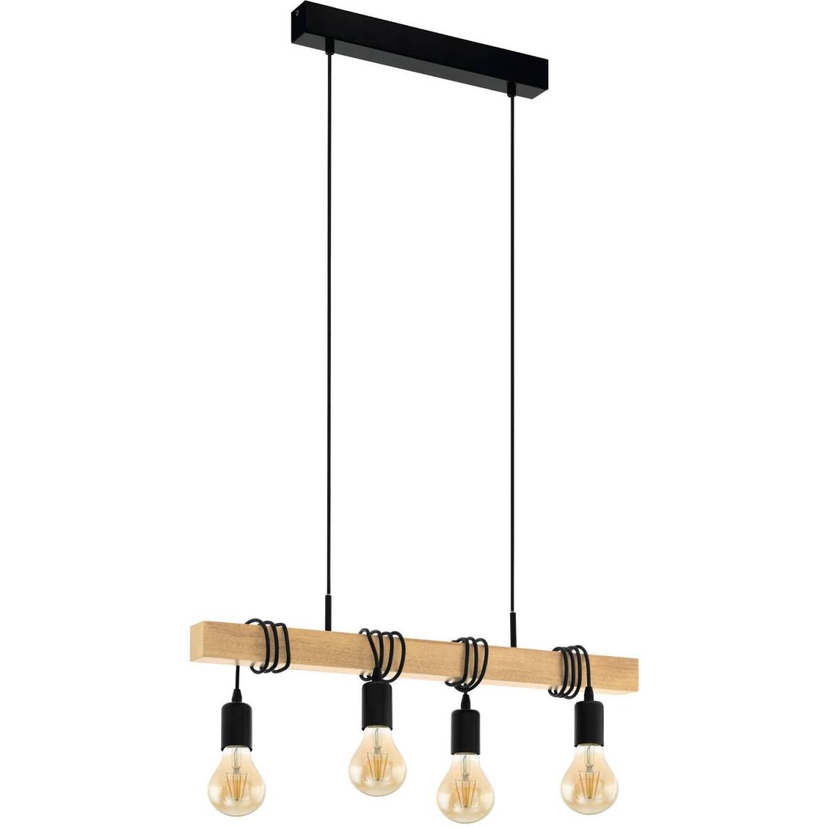 Eglo Townshend Industrial bar pendant - Black / 2830kg – image 4