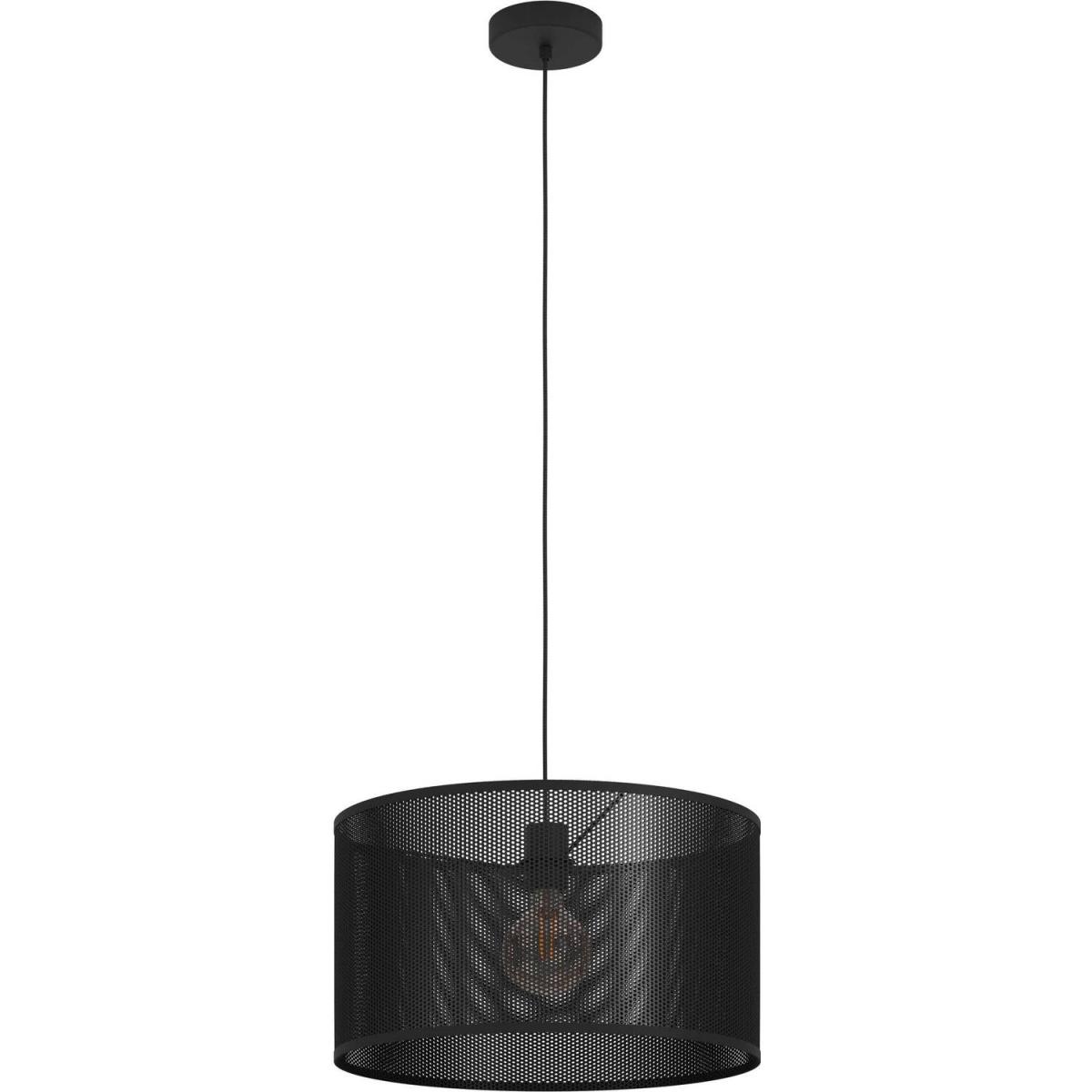 Eglo MANBY Black Steel Ceiling Light - black / 28cm – image 3