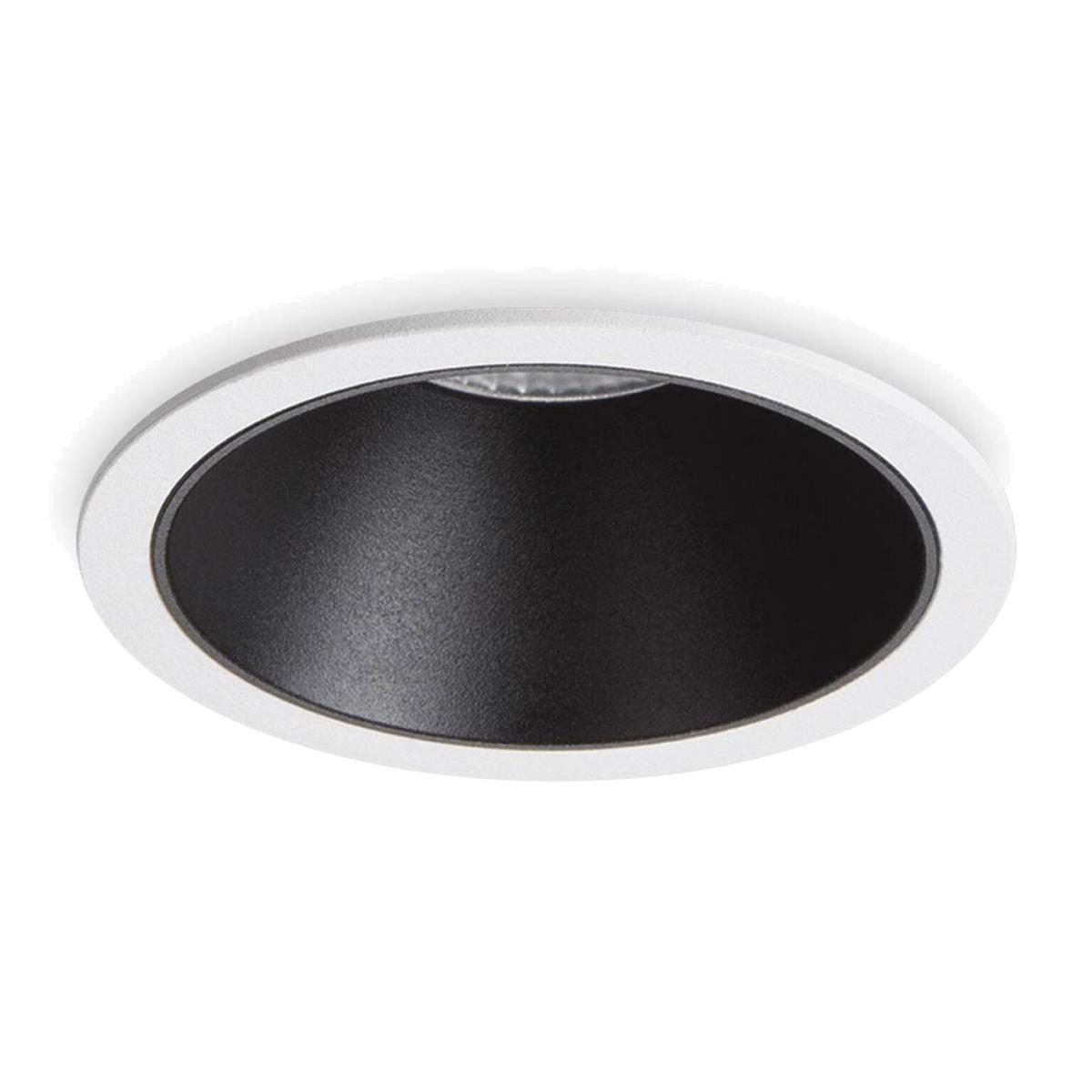 Game LED 1 Light Recessed Spotlight - White Black