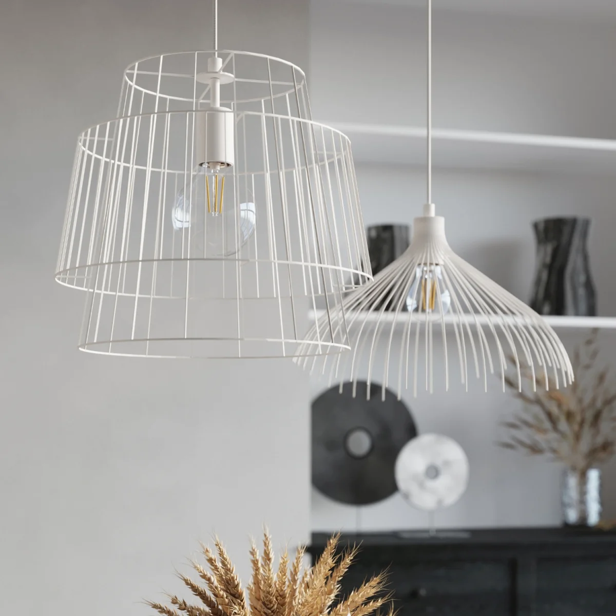 Pendant lamp GATE white - white – image 6