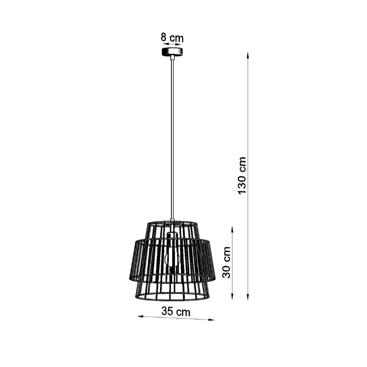 Pendant lamp GATE white - white – image 7