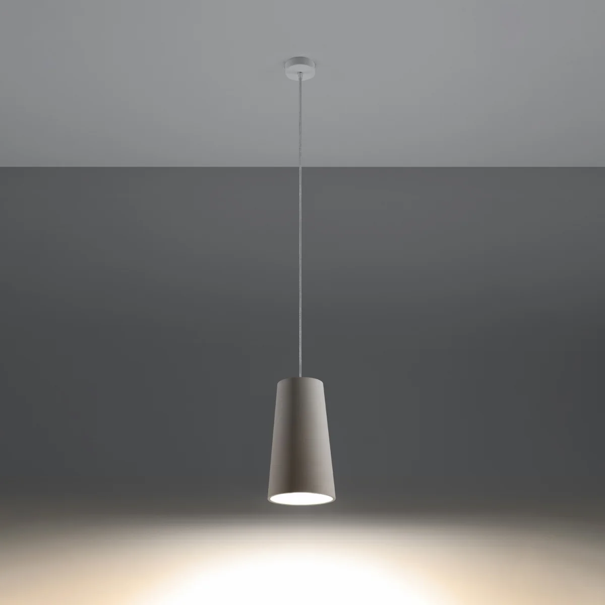 Ceramic pendant lamp GULCAN - white – image 3