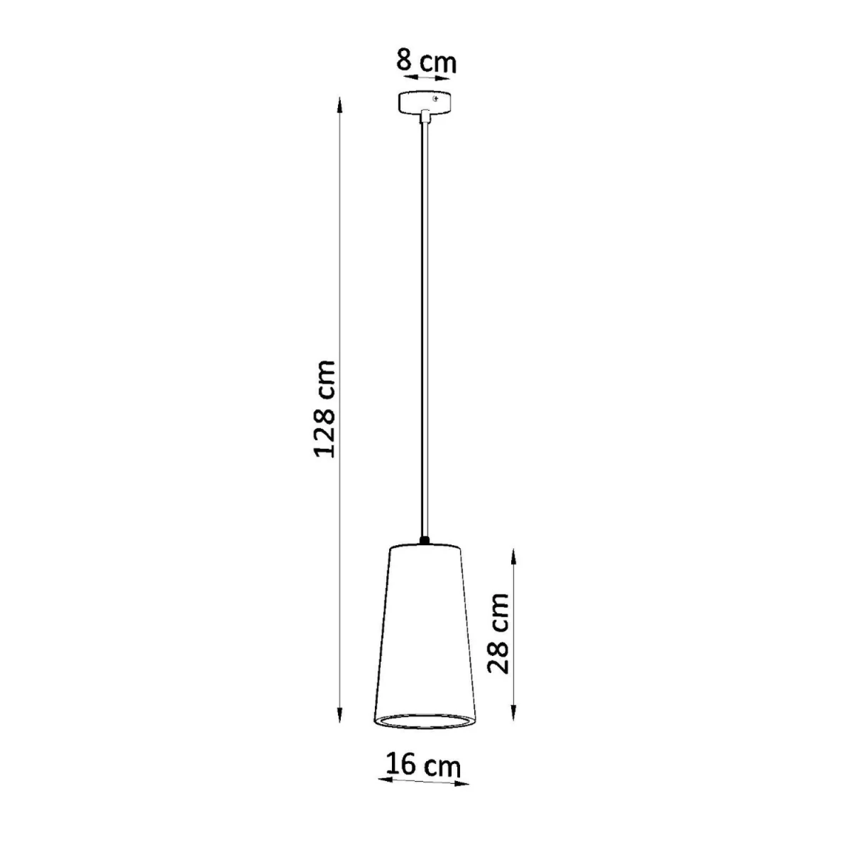 Ceramic pendant lamp GULCAN - white – image 5