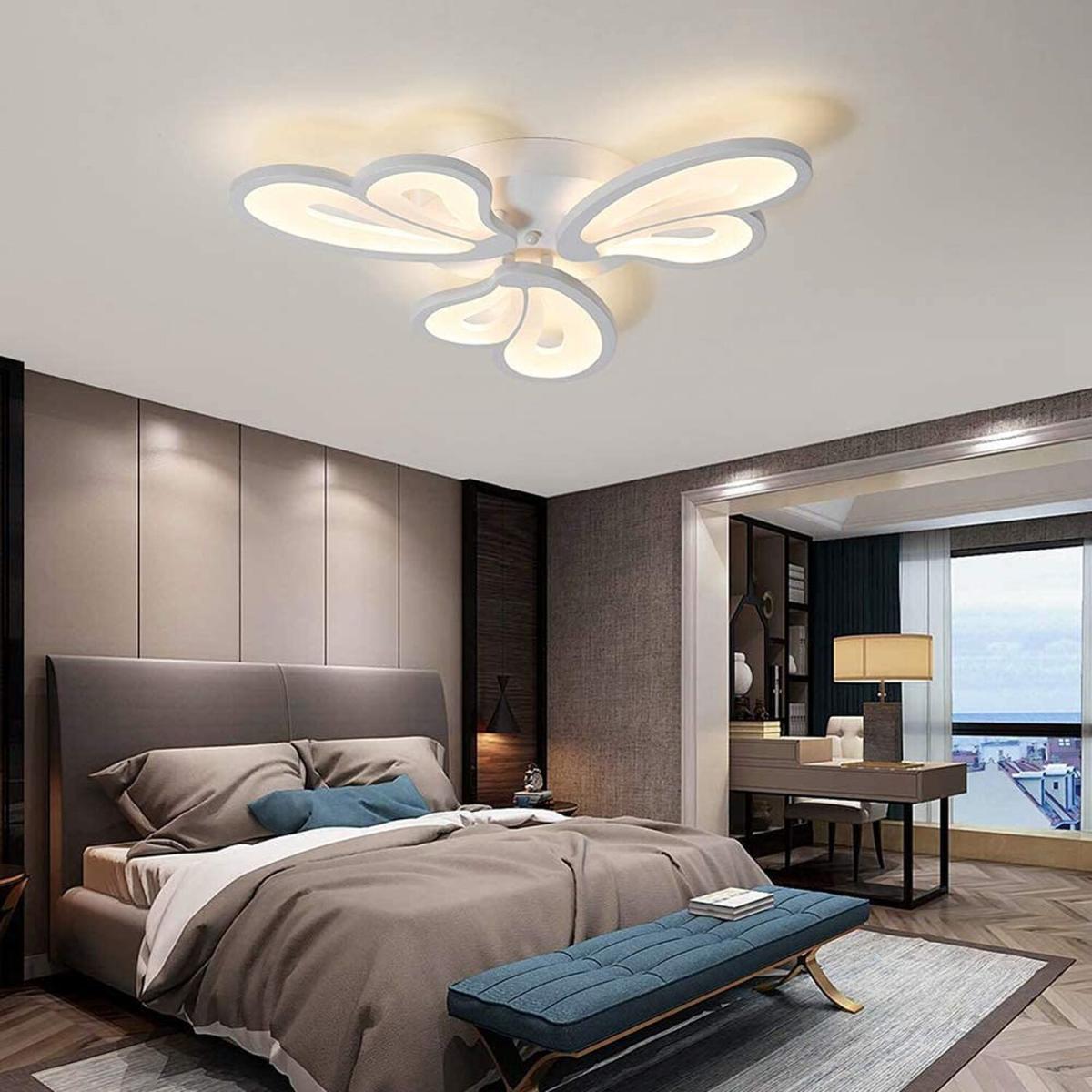 Flower Shape LED Ceiling Light - White / Cool White – image 12