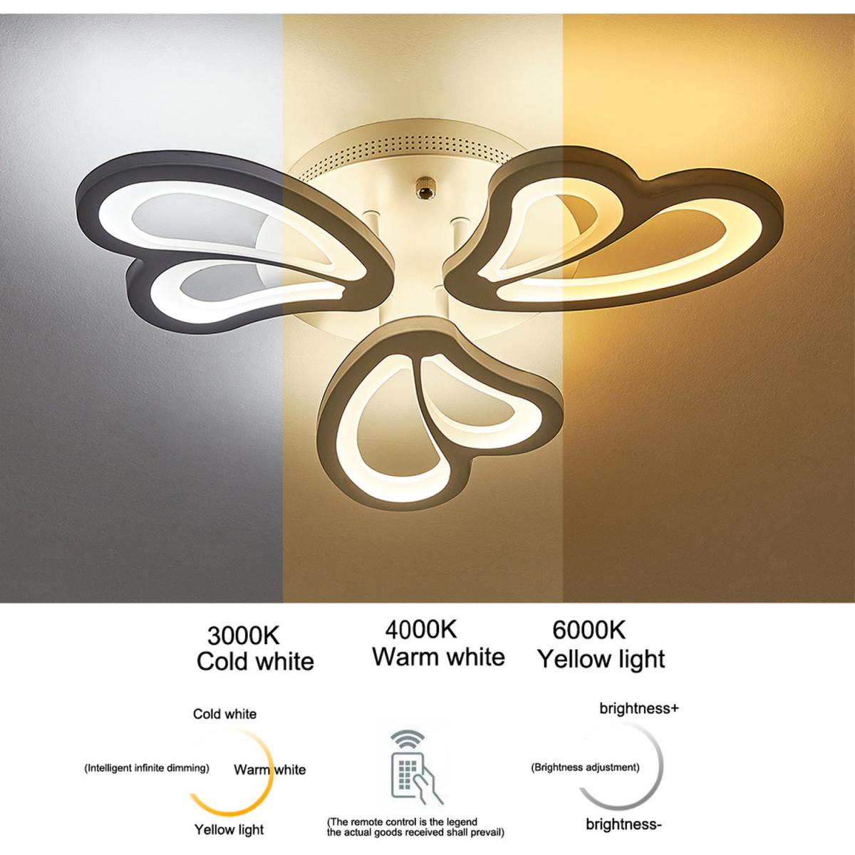Flower Shape LED Ceiling Light - White / Cool White – image 9
