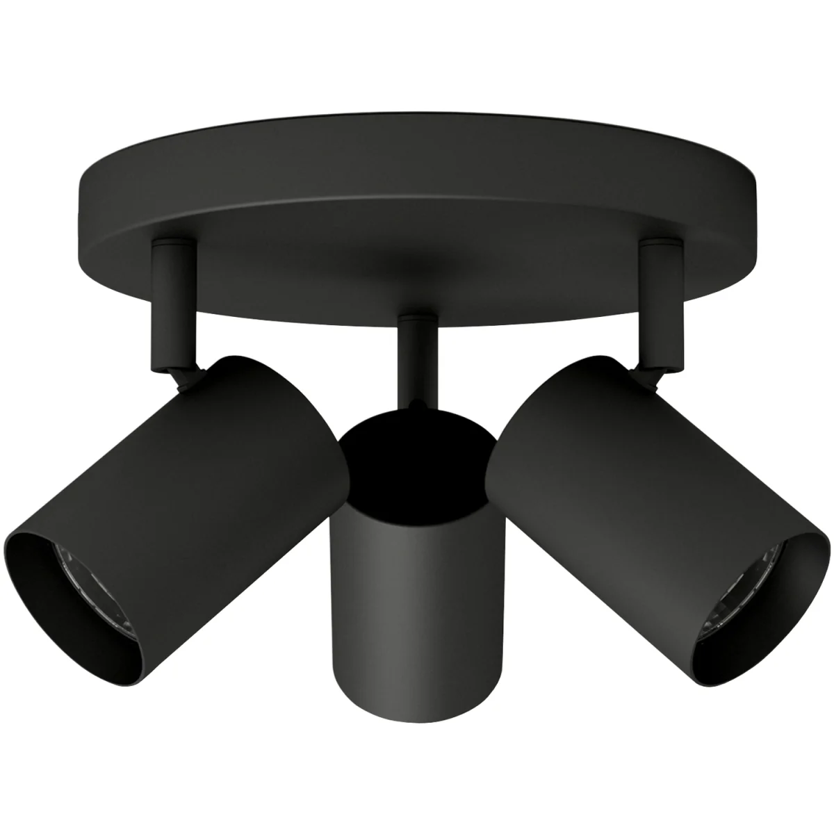 Set Of 2 Eden 3lt Bathroom Ceiling Spotlights - Matt Black Paint – image 3