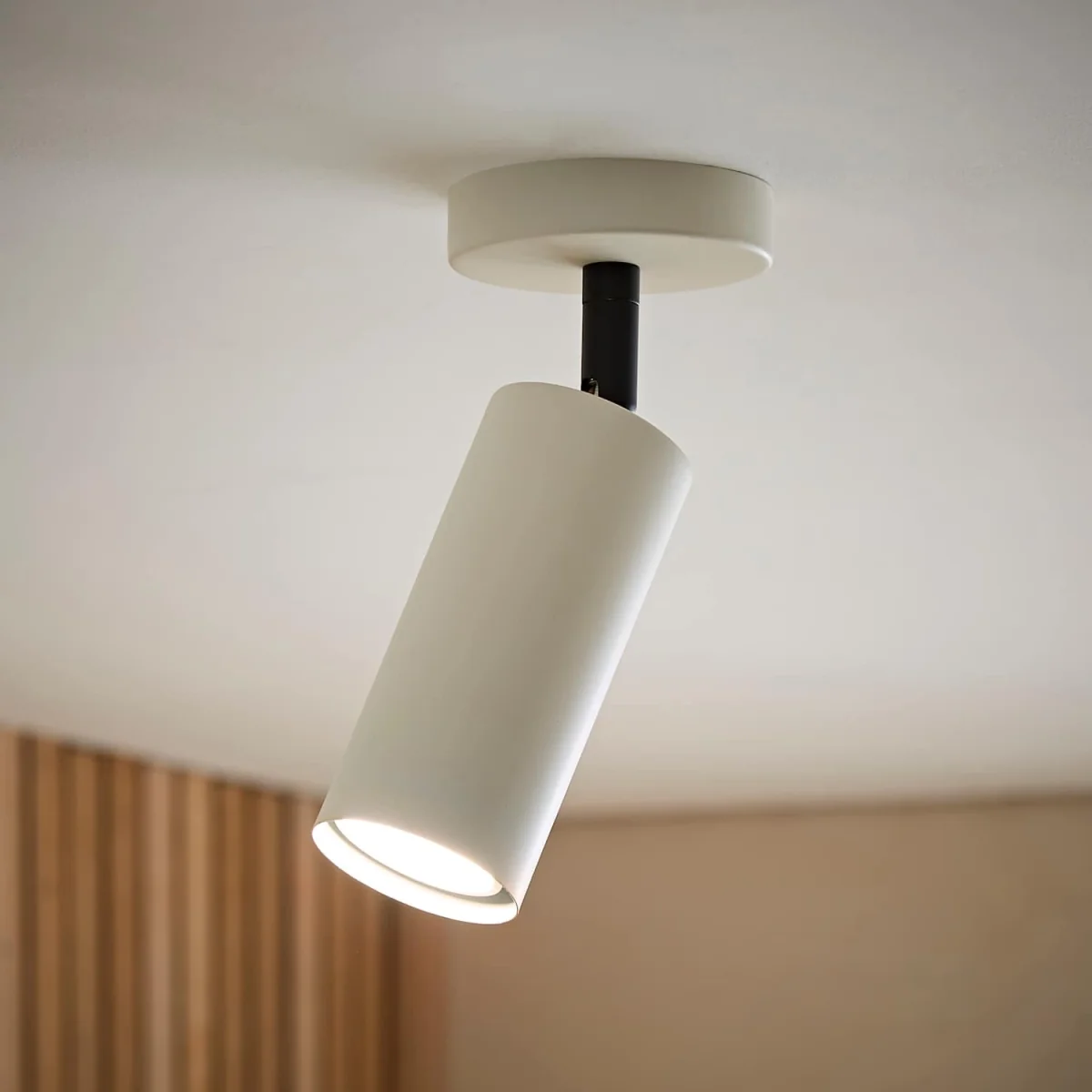 Taylor Tube Single Adjustable Ceiling Spotlight - Beige / 1 – image 4