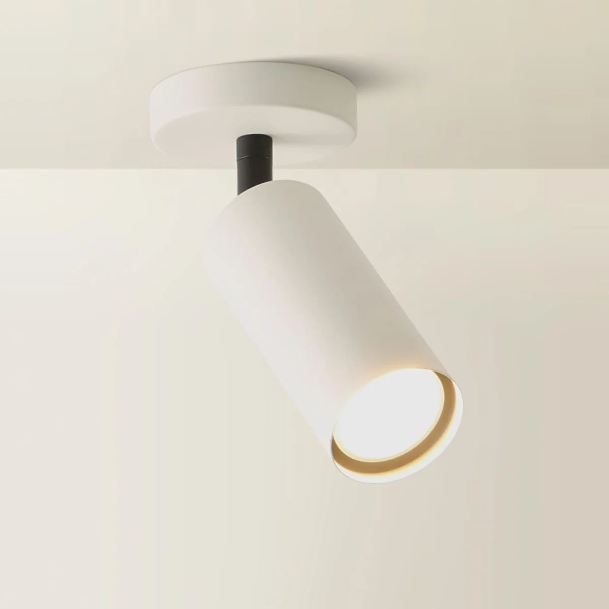 Taylor Tube Single Adjustable Ceiling Spotlight - Beige / 1 – image 5
