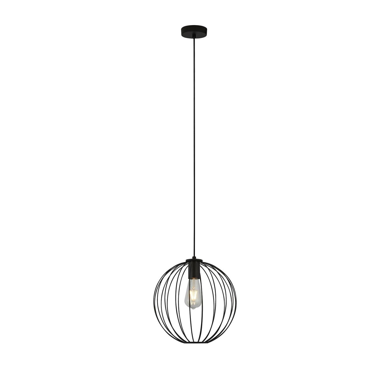 Black Wire Frame Pendant - 3 – image 3