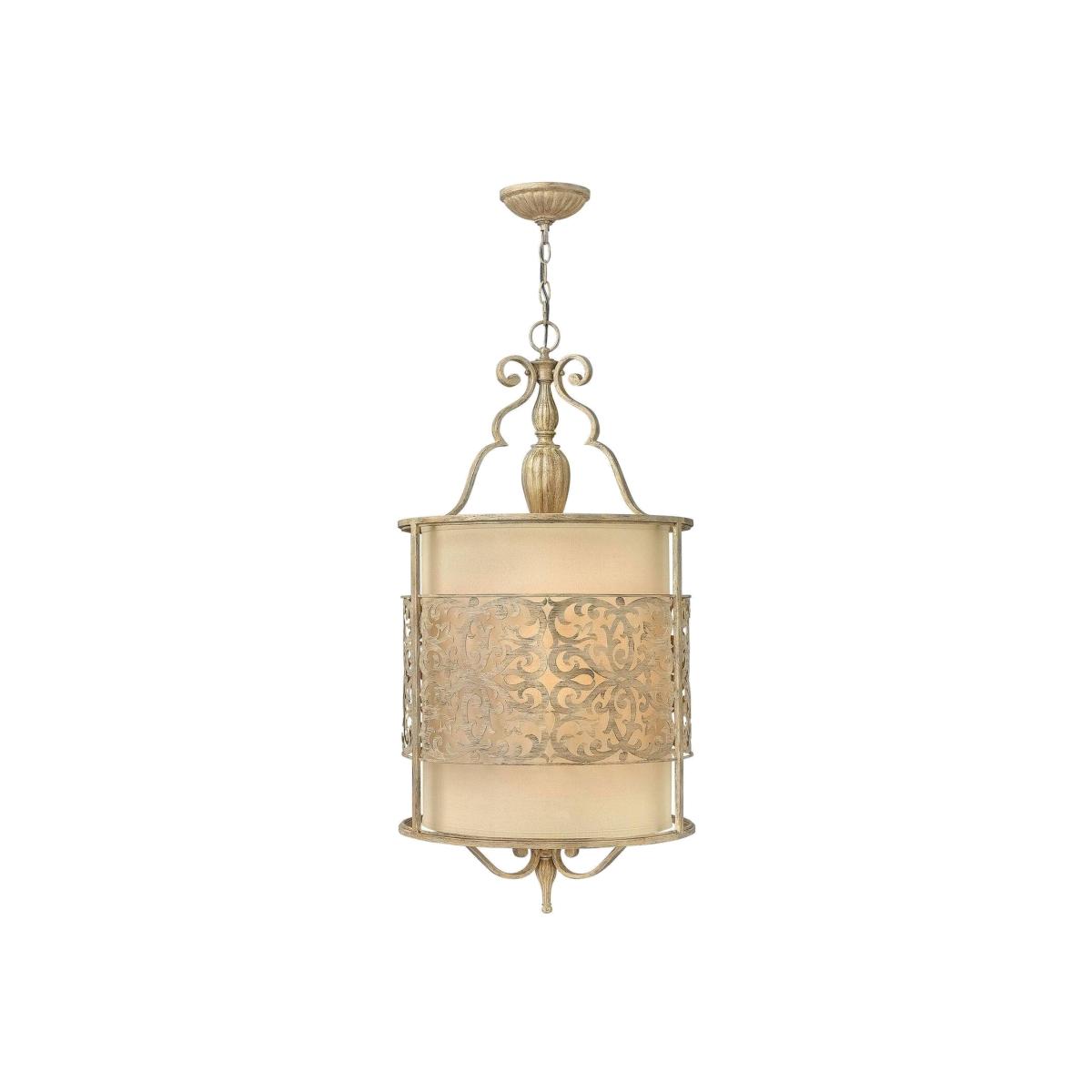 Carabel 4 Light Large Ceiling Pendant Brushed Champagne, E14 - Brushed Champagne