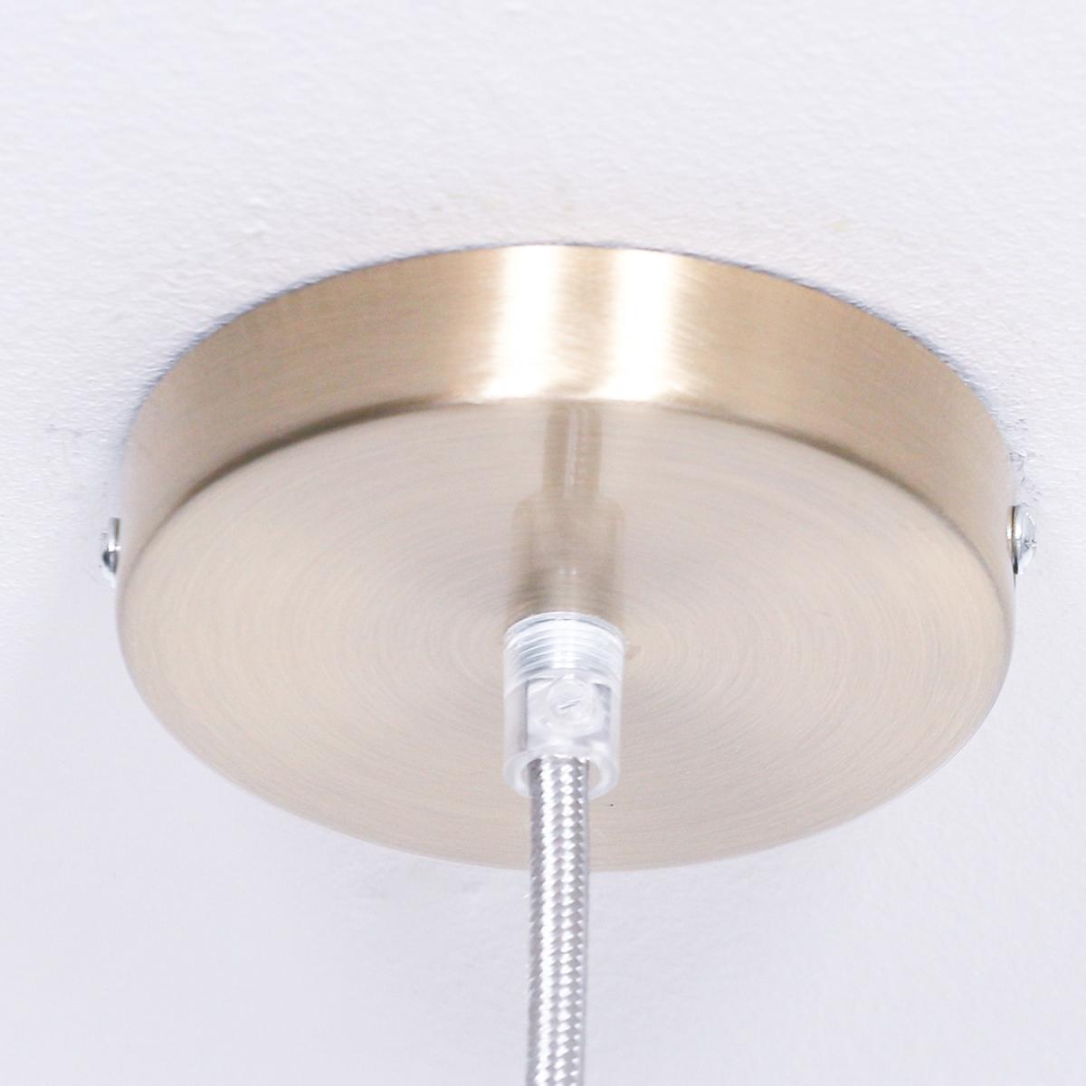 Brushed Brass Ceiling Pendant Light Fisherman Style - Brushed Brass – image 4