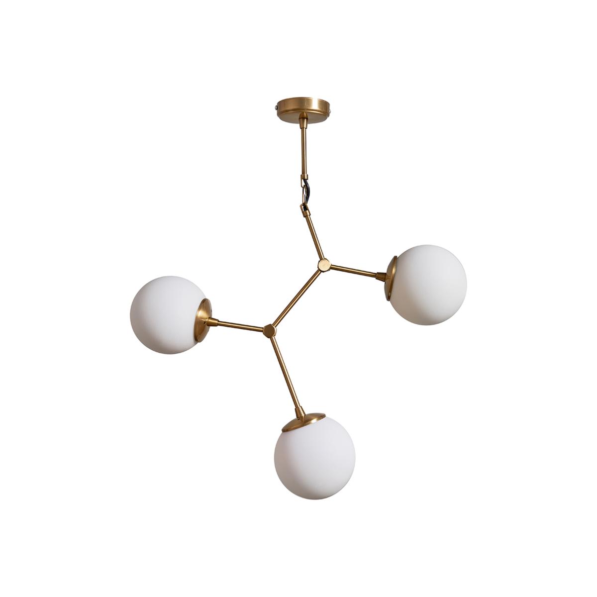 Cassini 3 Way Gold Ceiling Bar Light - Gold – image 1